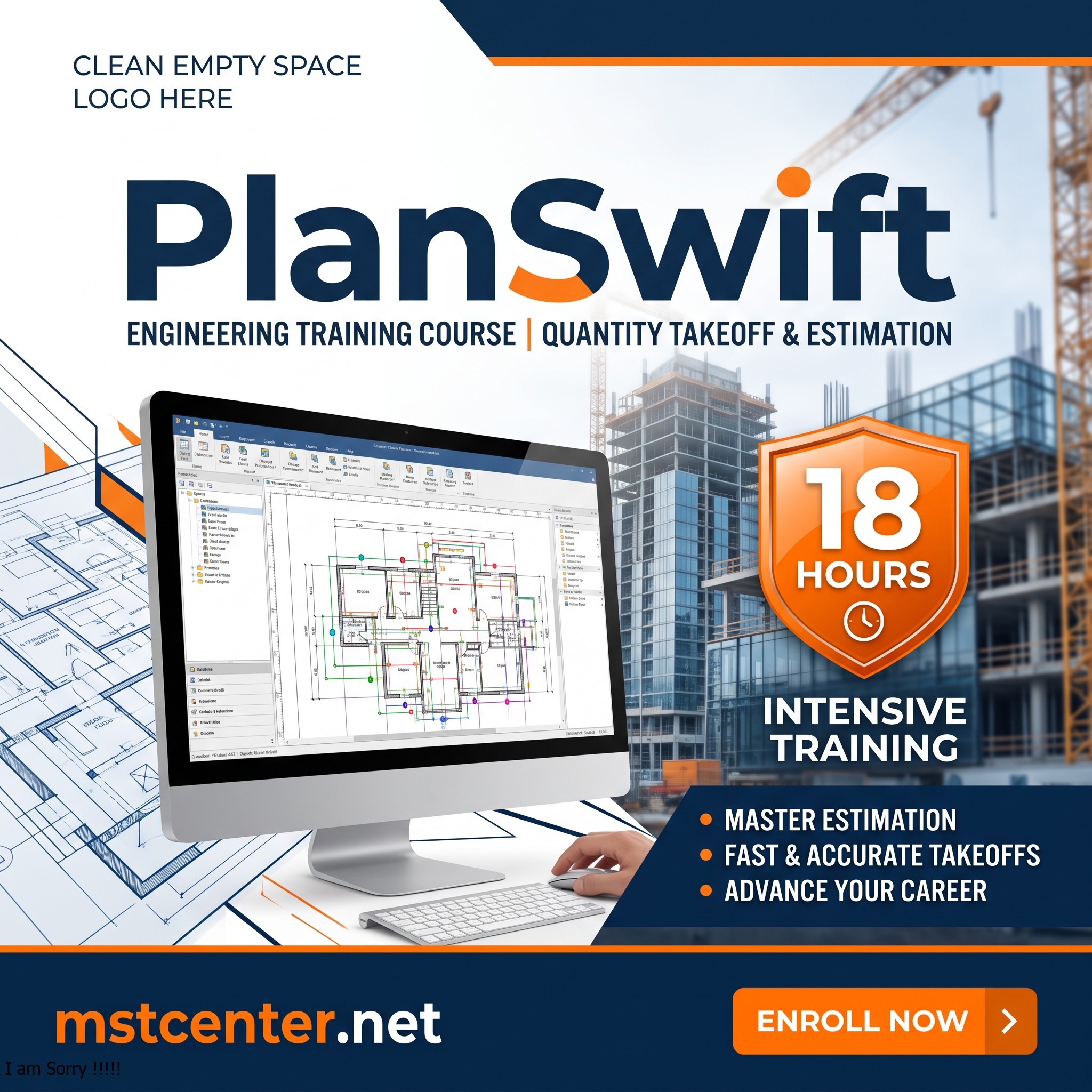 دورة حصر الكميات الرقمي باستخدام برنامج PlanSwift